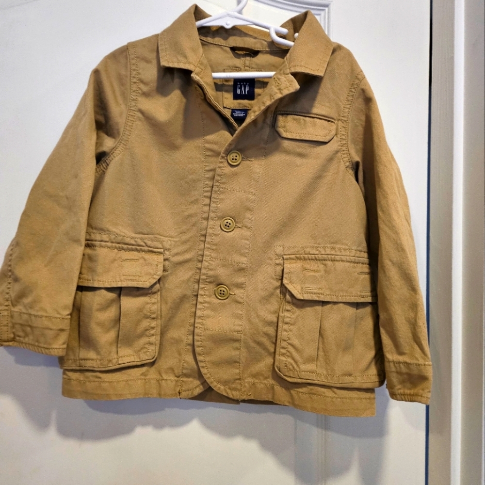 Baby GAP Khaki Blazer Jacket Toddler 5 Years